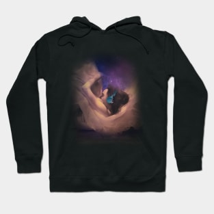 Close your eye while listening to music Hoodie